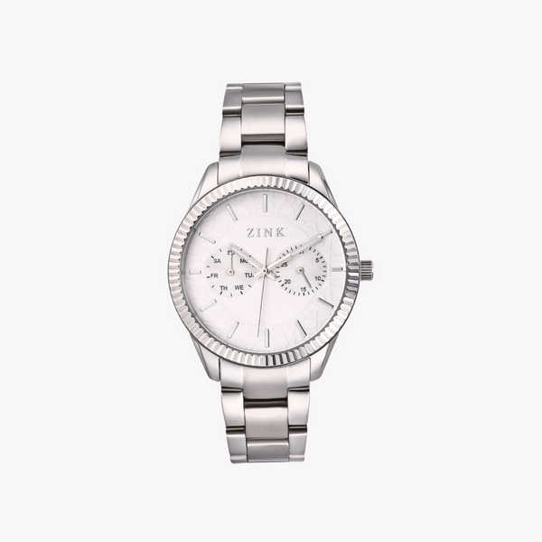 Zink Women's Silver Stainless Steel Watch | Zk128l2ss-16