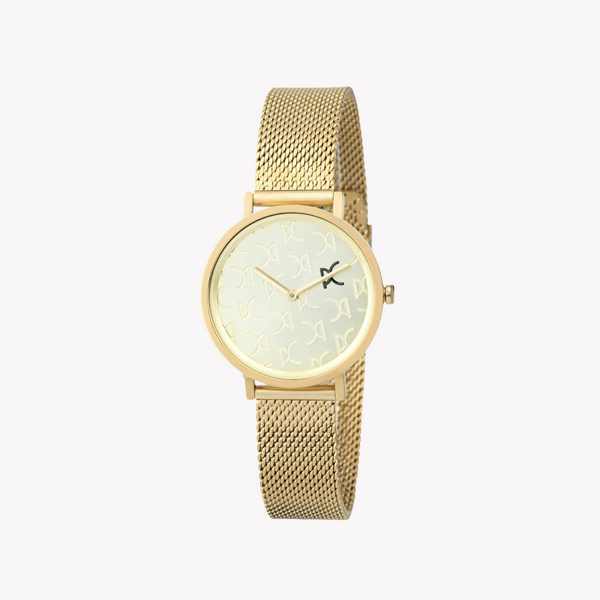 Pierre Cardin Women's Gold Stainless Steel Watch, Champagne Dial | Cbv.1518 by i-watch