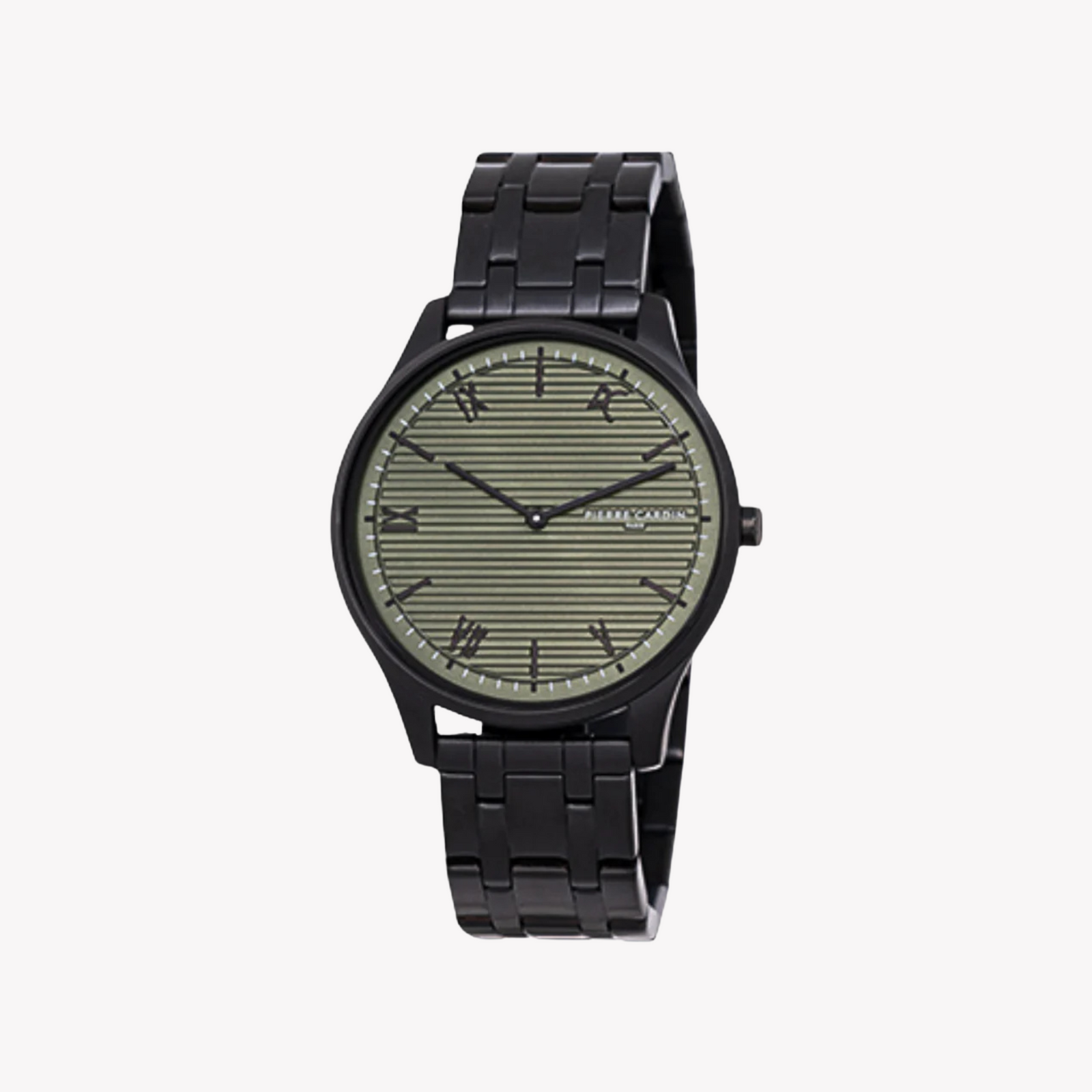 Pierre Cardin Men's Black Metal Watch, Green Dial | Cba.4022 by i-watch
