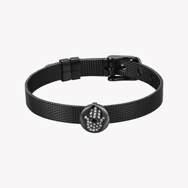 Zink Women's Black Stainless Steel Bracelet | Zfbr001b6
