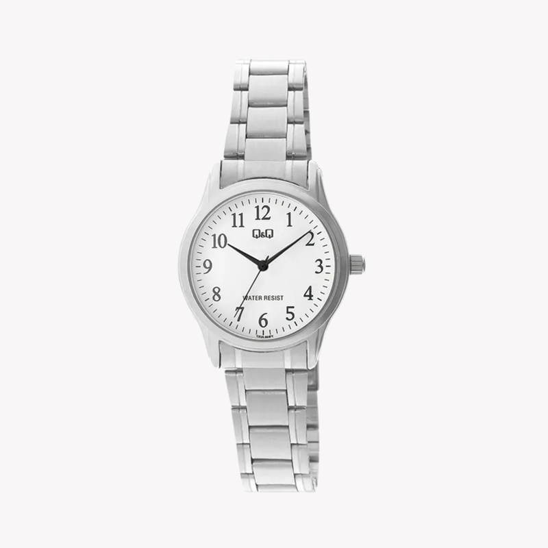 Q&Q Women's Silver Women's Watch, White Dial | C03A-004PY