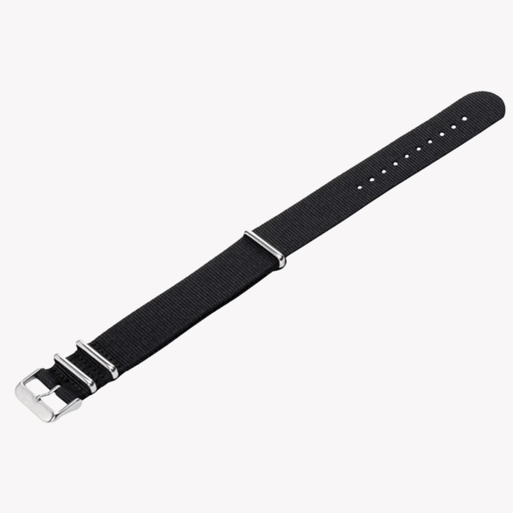 Zink Men's Black Nylon Strap |Znb002bs