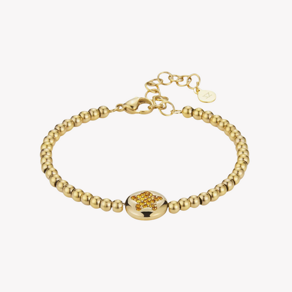 Zink Women's Gold Stainless Steel Bracelet | Zfbr007gs