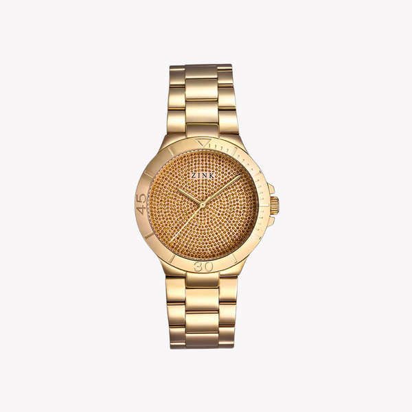 Zink Women's Gold Stainless Steel Watch | Zk125l1ss-109