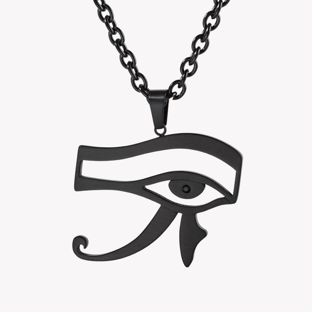 Zink Men's Black Stainless Steel Necklace | Zjpd025b by i-watch
