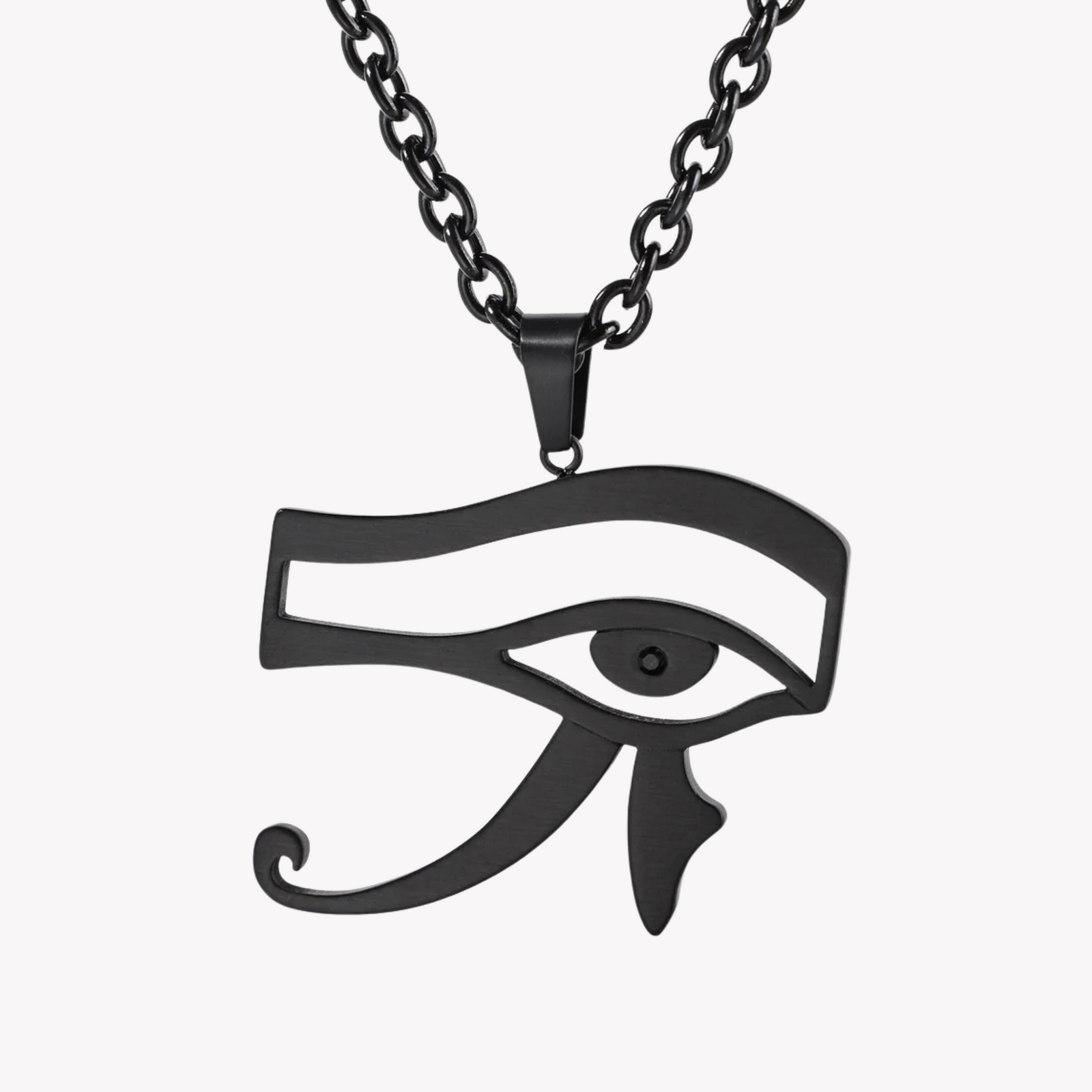 Zink Men's Black Stainless Steel Necklace | Zjpd025b by i-watch