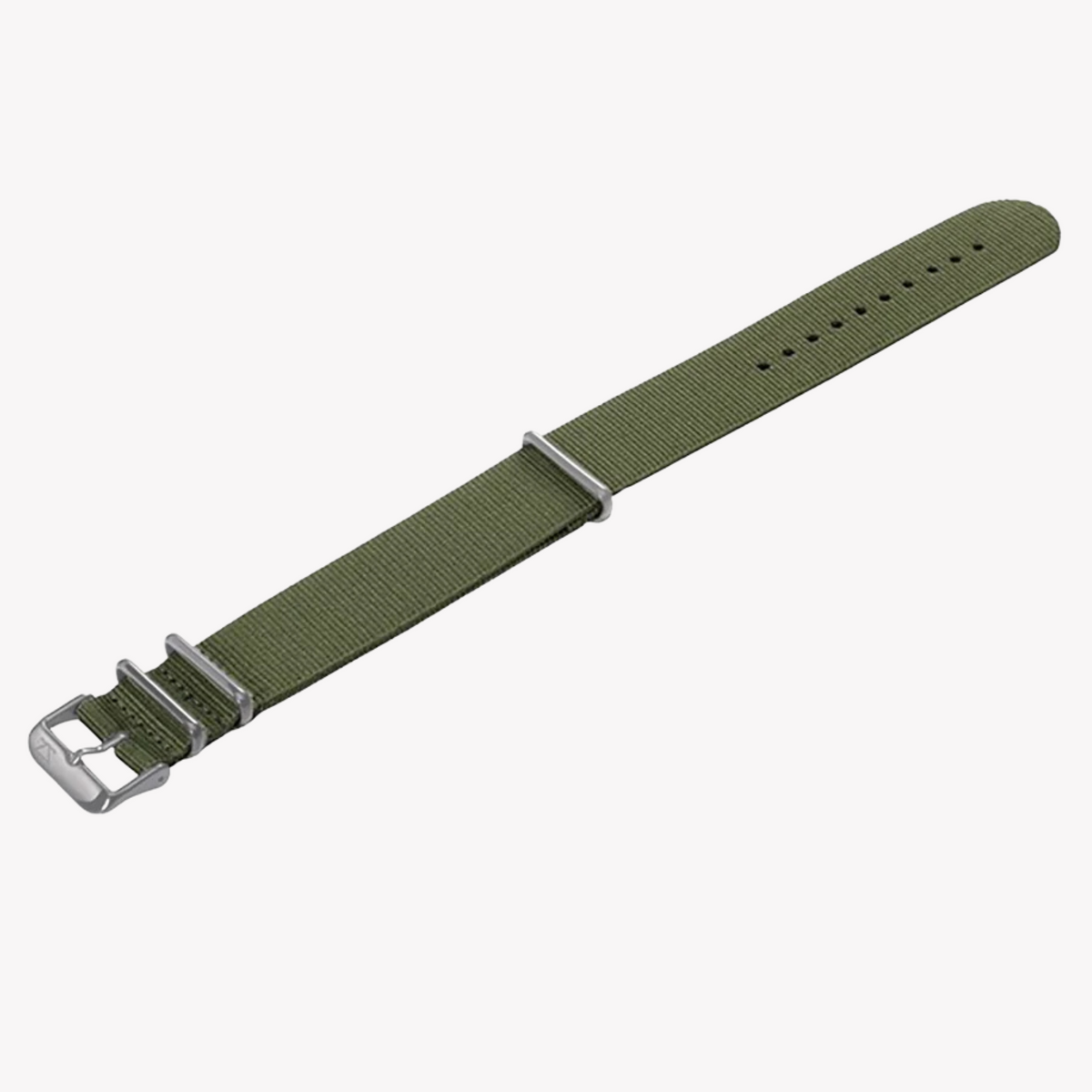 Zink Men's Nylon Watch Band - Green | Znb002dgs