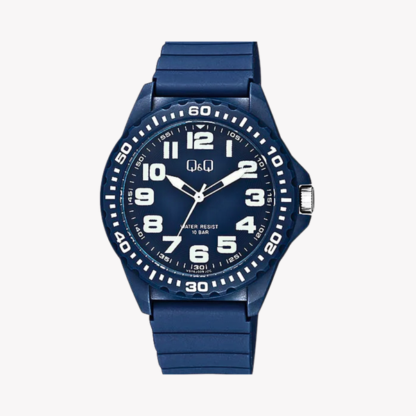 Q&Q Men's Blue Men's Watch, Blue Dial | VS16J009Y