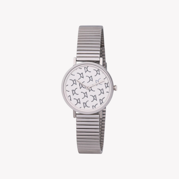 Pierre Cardin Women's Silver Metal Watch, White Dial | Cbv.1541 by i-watch