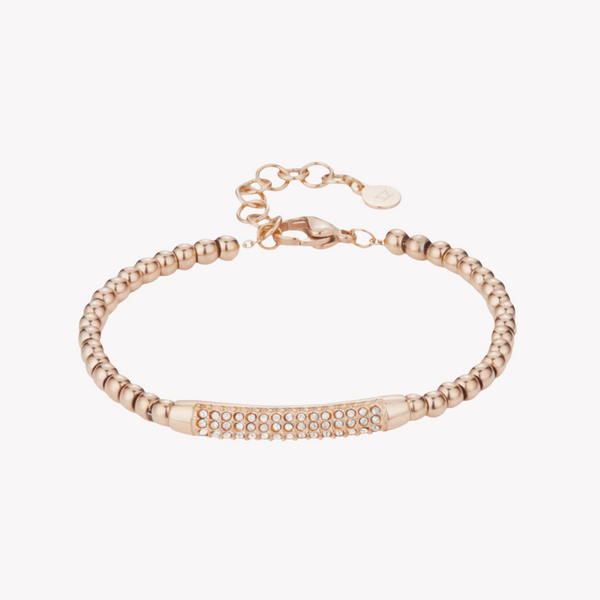 Zink Women's Rose Gold Stainless Steel Bracelet | Zfbr003rg