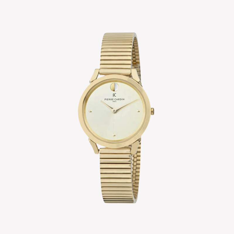 Pierre Cardin Women's Gold Stainless Steel Watch, Champagne Dial | Cpi.2530 by i-watch