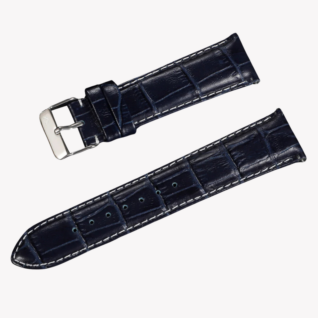 Zink Women's Leather Watch Band - Dark Blue | Zlb006dbs
