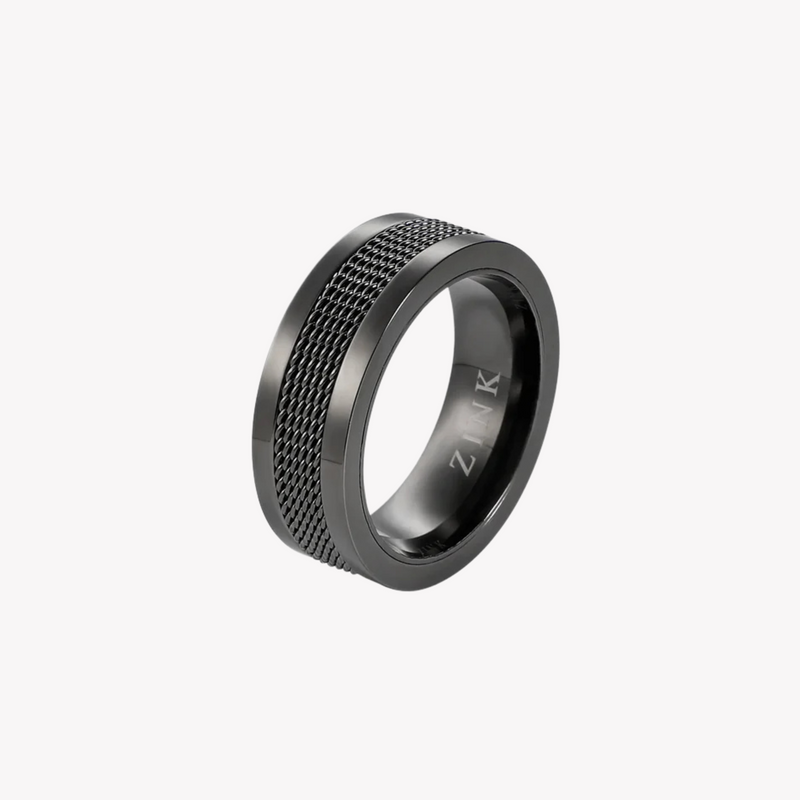 Zink Men's Gun Stainless Steel Ring | Zjrg018spig