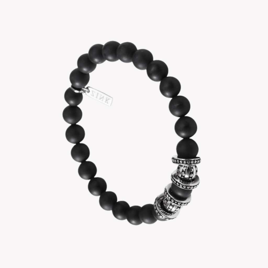 Zink Men's Black Stainless Steel Bracelet | Zjbc012ba