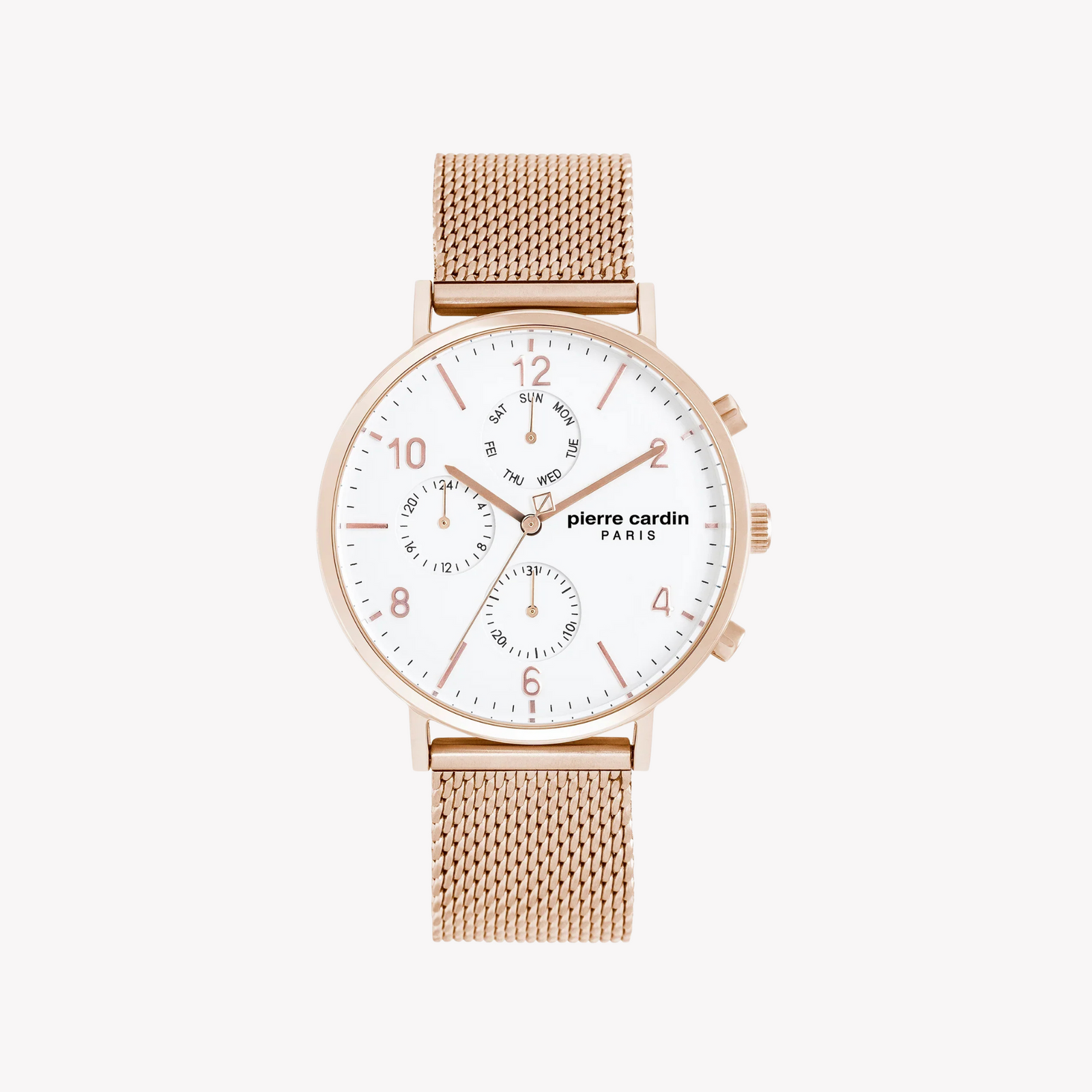 Pierre Cardin Men's Rose Gold Watch, White Dial | Pc902641f10 by i-watch