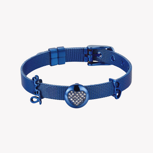 Zink Women's Blue Stainless Steel Bracelet | Zfbr001bl2 by i-watch