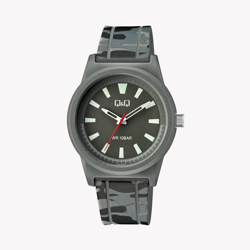 Q&Q Men's Gray Men's Watch, Gray Dial | V35A-004VY