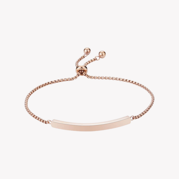 Zink Women's Rose Gold Stainless Steel Bracelet | Zfbr004rg