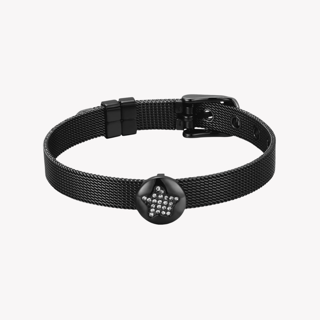 Zink Women's Black Stainless Steel Bracelet | Zfbr001b8