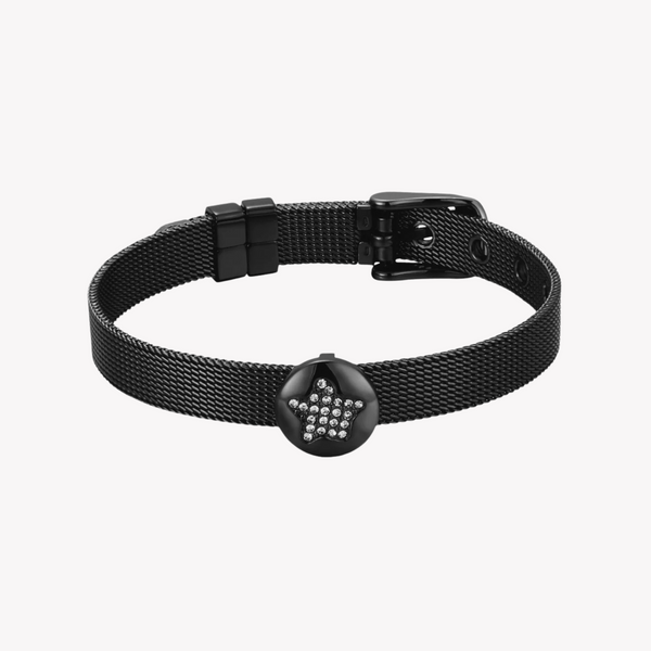 Zink Women's Black Stainless Steel Bracelet | Zfbr001b8