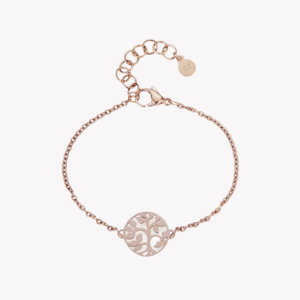 Zink Women's Rose Gold Stainless Steel Bracelet | Zfbr010rg