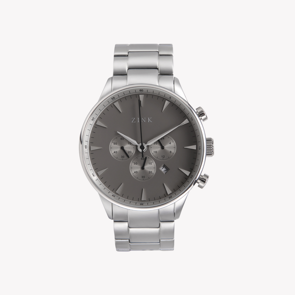 Zink Men's Stainless Steel Silver Watch | Zk127g2ss-36 by i-watch