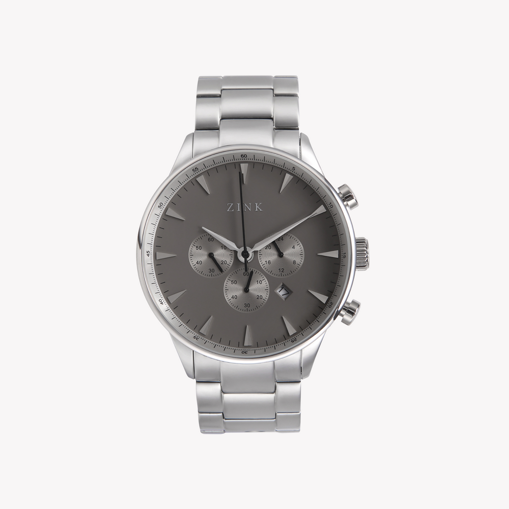Zink Men's Stainless Steel Silver Watch | Zk127g2ss-36