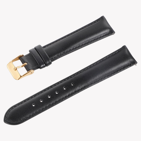 Zink Women's Black Leather Watch Band | Zlb007bg by i-watch