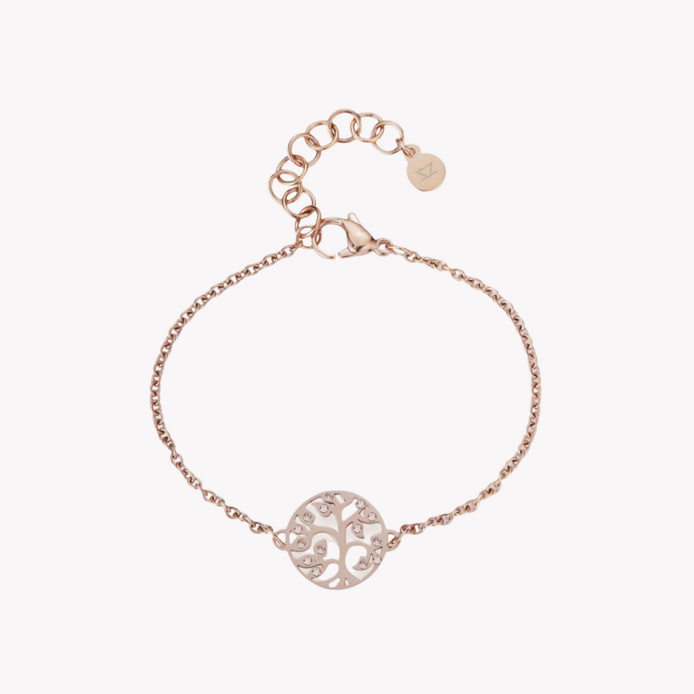 Zink Women's Rose Gold Stainless Steel Bracelet | Zfbr010rgs