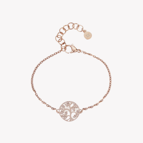 Zink Women's Rose Gold Stainless Steel Bracelet | Zfbr010rgs