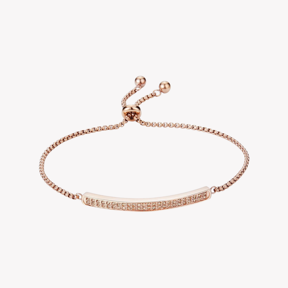 Zink Women's Rose Gold Stainless Steel Bracelet | Zfbr004rgs