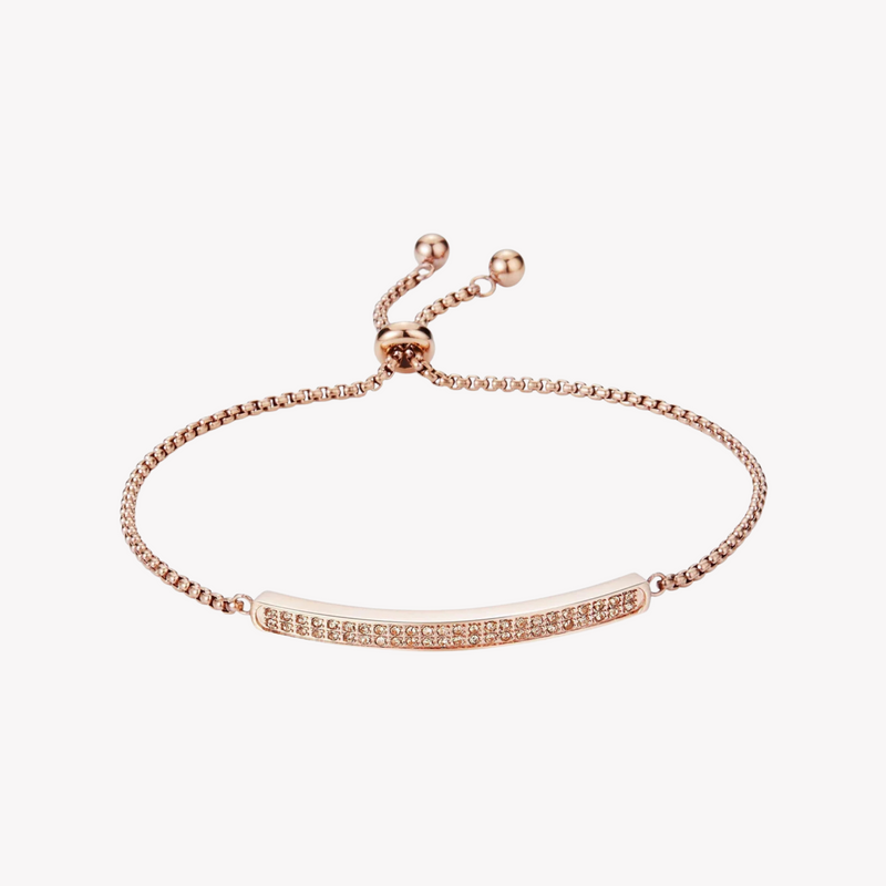 Zink Women's Rose Gold Stainless Steel Bracelet | Zfbr004rgs