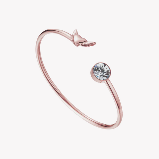 Zink Women's Rose Gold Stainless Steel Bracelet | Zfbg006rgc