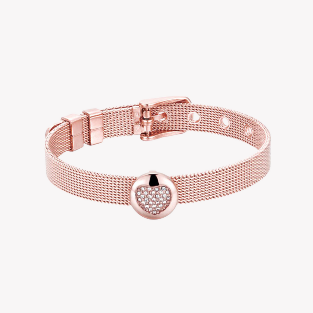 Zink Women's Rose Gold Stainless Steel Bracelet | Zfbr001rg4 by i-watch