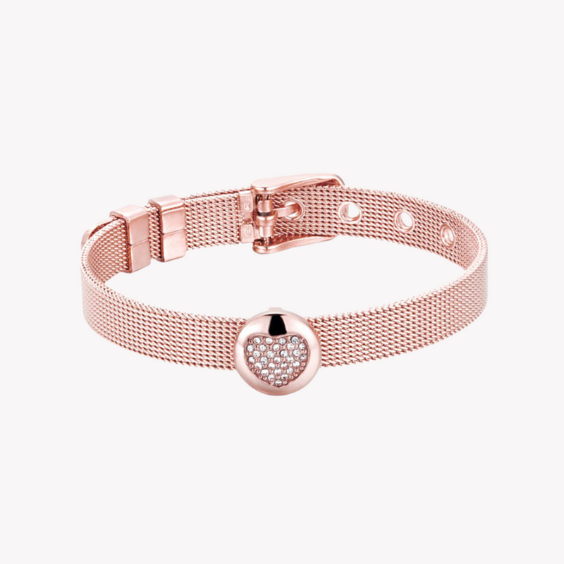 Zink Women's Rose Gold Stainless Steel Bracelet | Zfbr001rg4 by i-watch