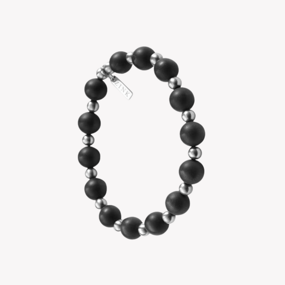 Zink Men's Black & Silver Stainless Steel Bracelet | Zjbc010bas by i-watch