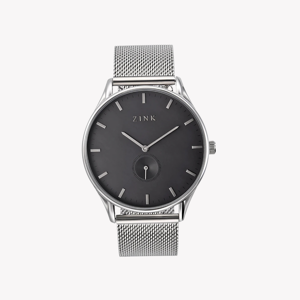 Zink Men's Stainless Steel Watch - Silver & Black | Zk130g5ms-36