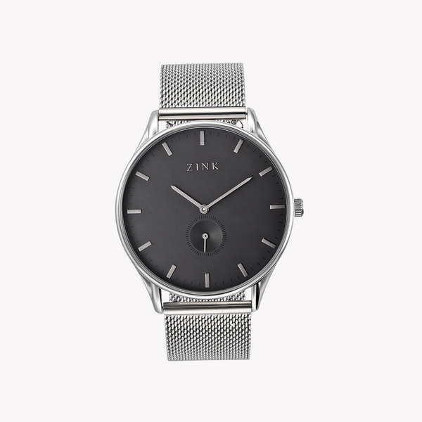 Zink Men's Stainless Steel Watch - Silver & Black | Zk130g5ms-36 by i-watch