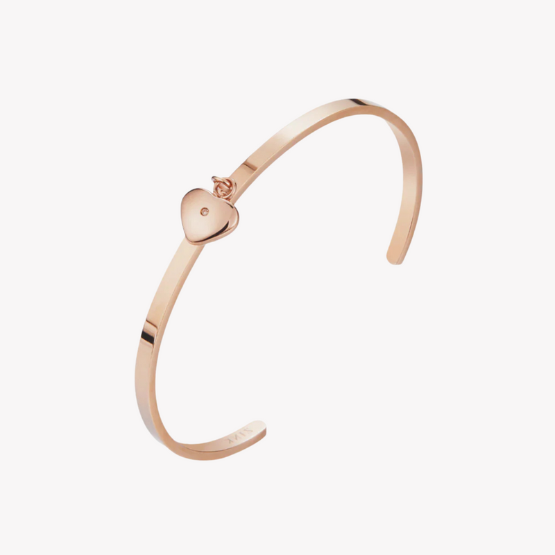 Zink Women's Rose Gold Stainless Steel Bracelet | Zfbg009rg