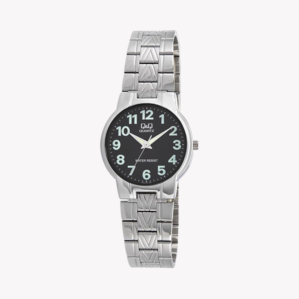 Q&Q VH96-205 Unisex Stainless Steel Quartz Watch