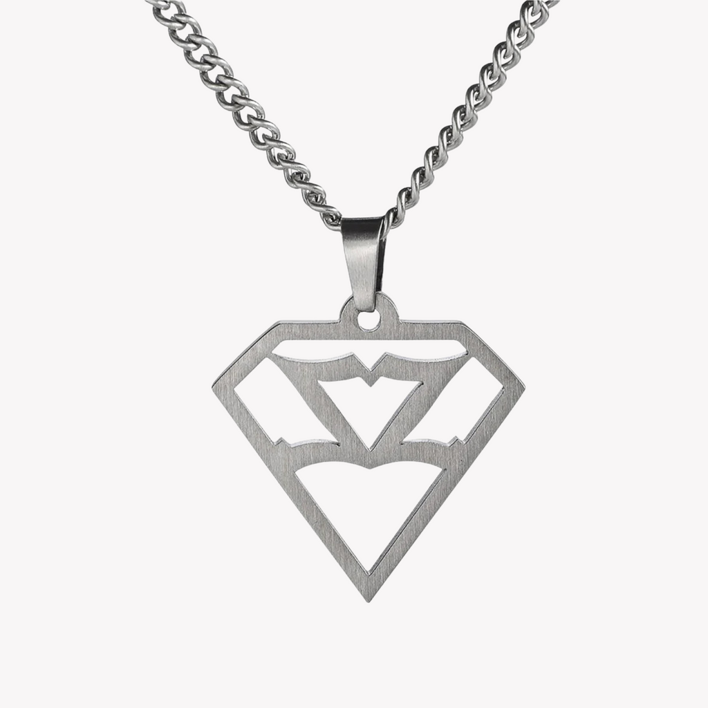 Zink Men's Stainless Steel Necklace - Silver | Zjpd020sm-Ss