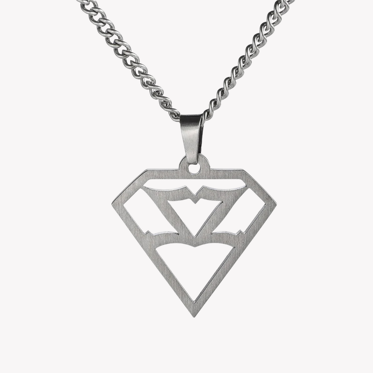 Zink Men's Stainless Steel Necklace - Silver | Zjpd020sm-Ss