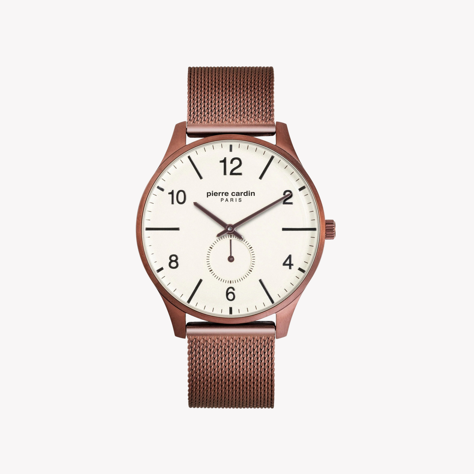Pierre Cardin Men's Copper Stainless Steel Watch, White Dial | Pc902671f124 by i-watch