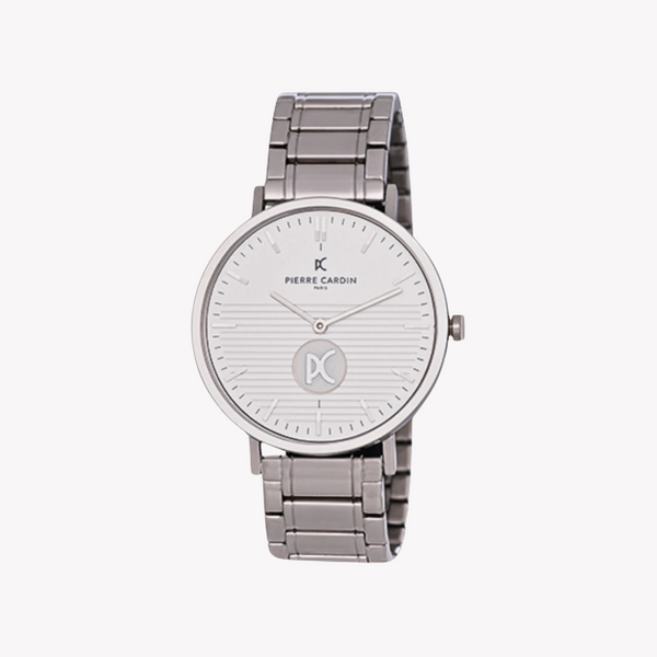 Pierre Cardin Men's Silver Metal Watch, White Dial | Cbv.1103 by i-watch