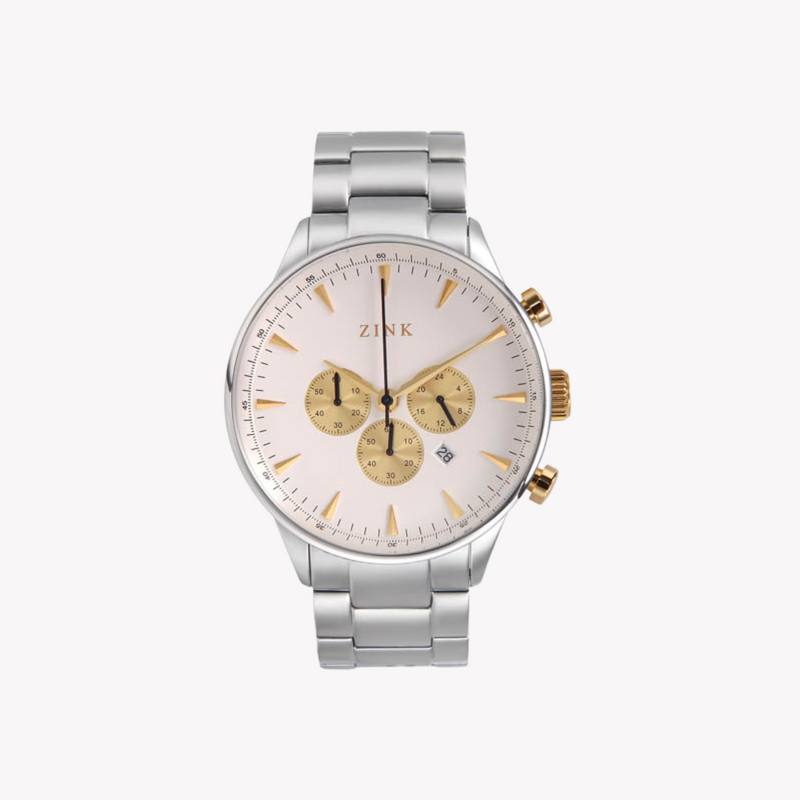 Zink Men's Stainless Steel Silver Watch | Zk127g2ss-T6 by i-watch