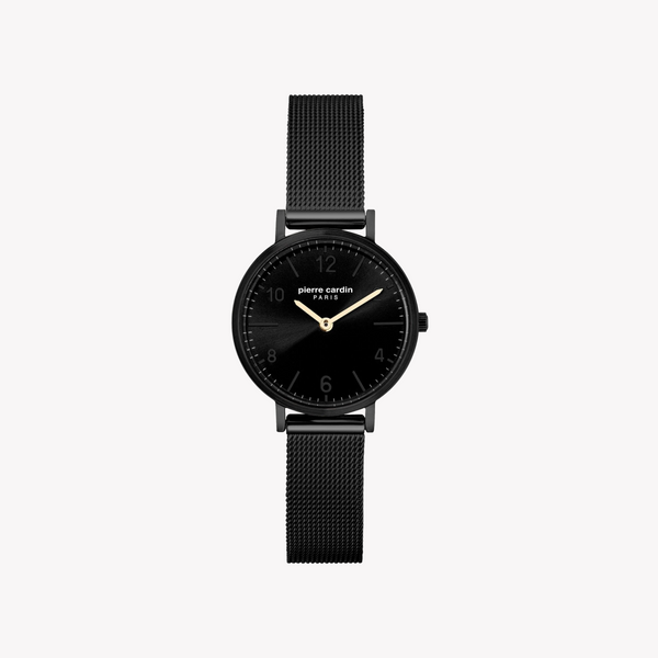 Pierre Cardin Women's Black Stainless Steel Watch, Black Dial | Pc902662f12 by i-watch