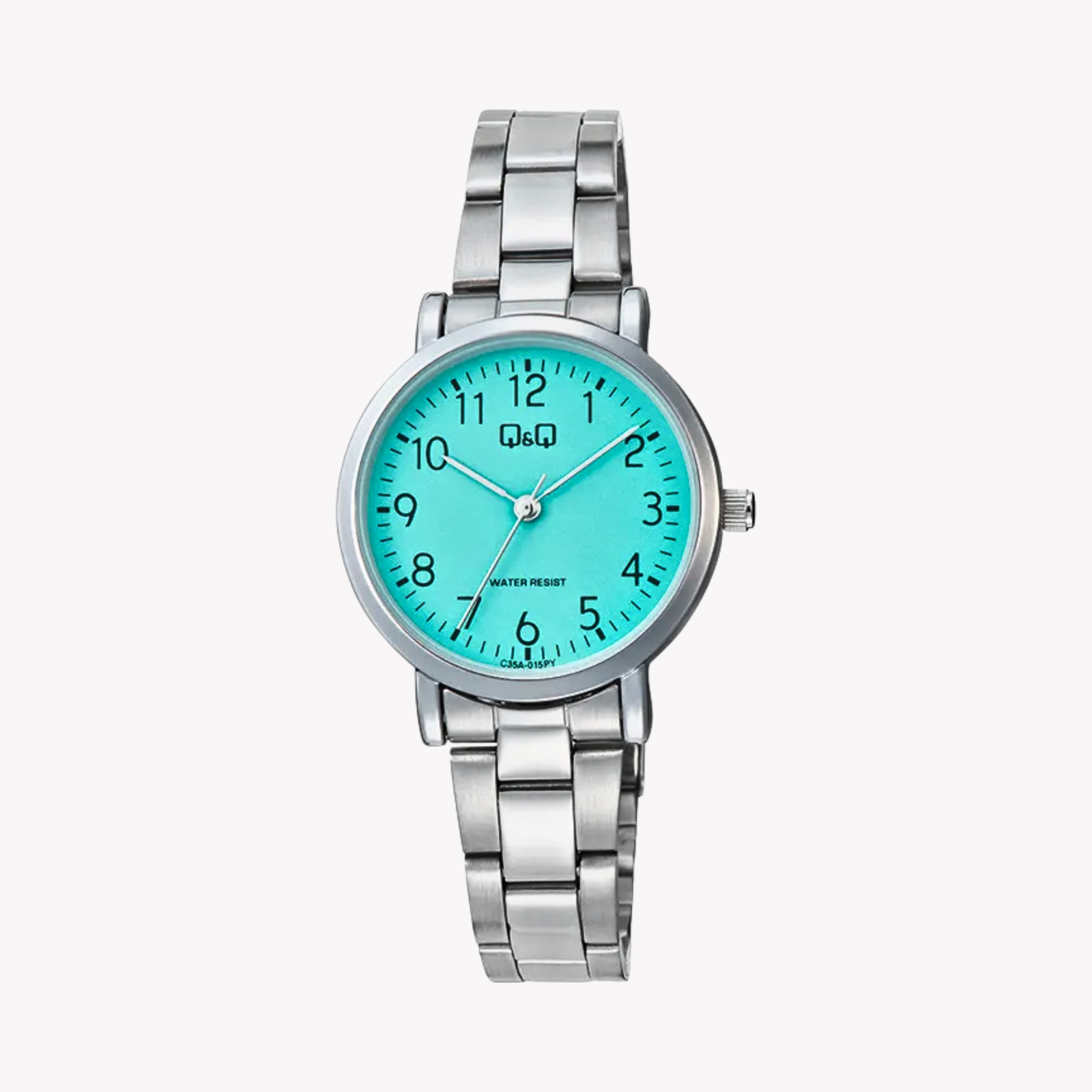 Q&Q Women's Silver Women's Watch, Torques Dial | C35A-015PY