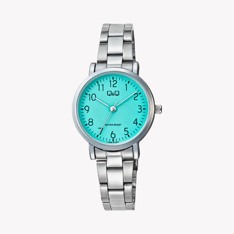 Q&Q Women's Silver Women's Watch, Torques Dial | C35A-015PY