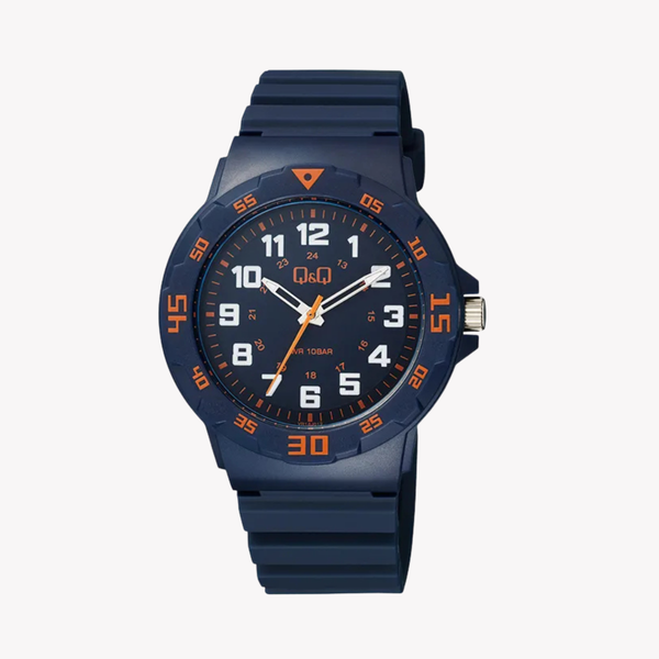 Q&Q Men's Blue Watch, Blue Dial | VR18J012Y