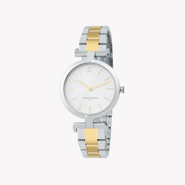 Pierre Cardin Women's Silver & Gold Watch, Silver Dial | Cmd.3510 by i-watch